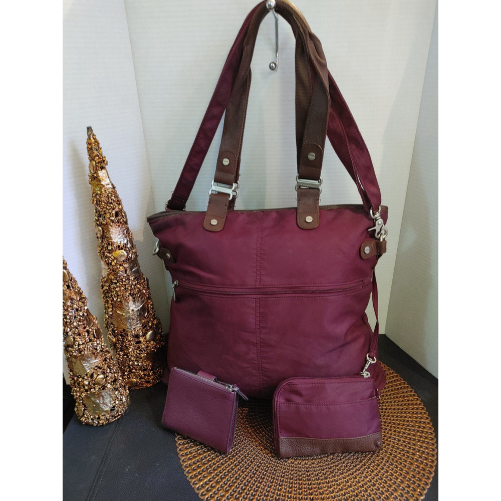 Baggallini Elena Travel Tote w. Wallet & Wristlet - Picture 7 of 10